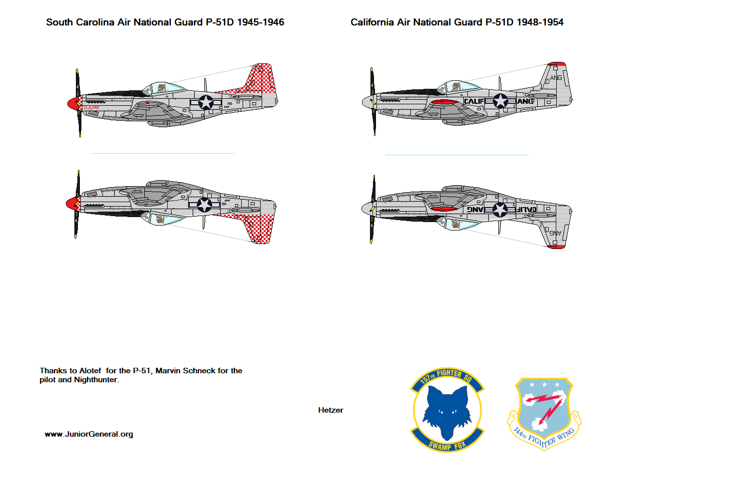 US Air National Guard P-51 Mustang