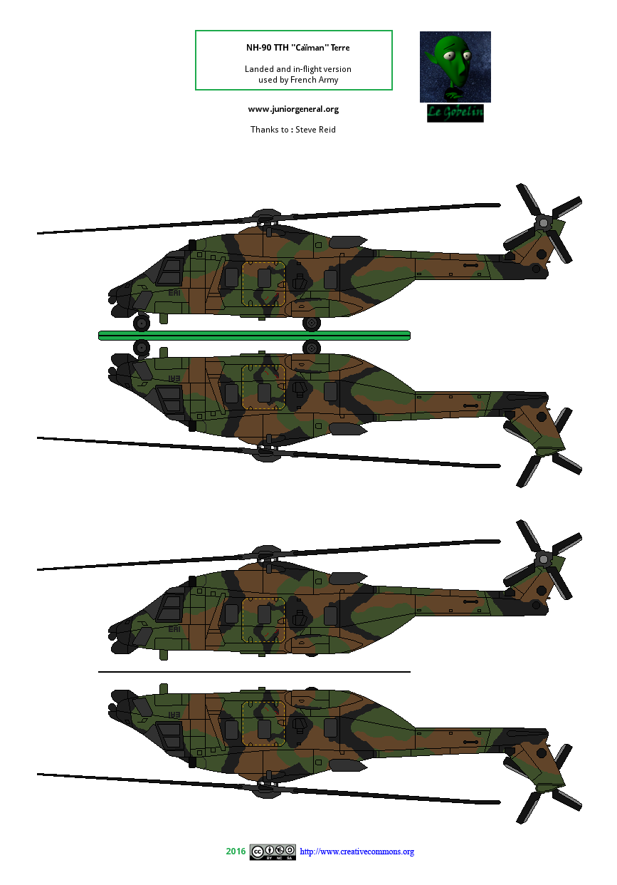 French NH-90 Caiman Terre Helicopter
