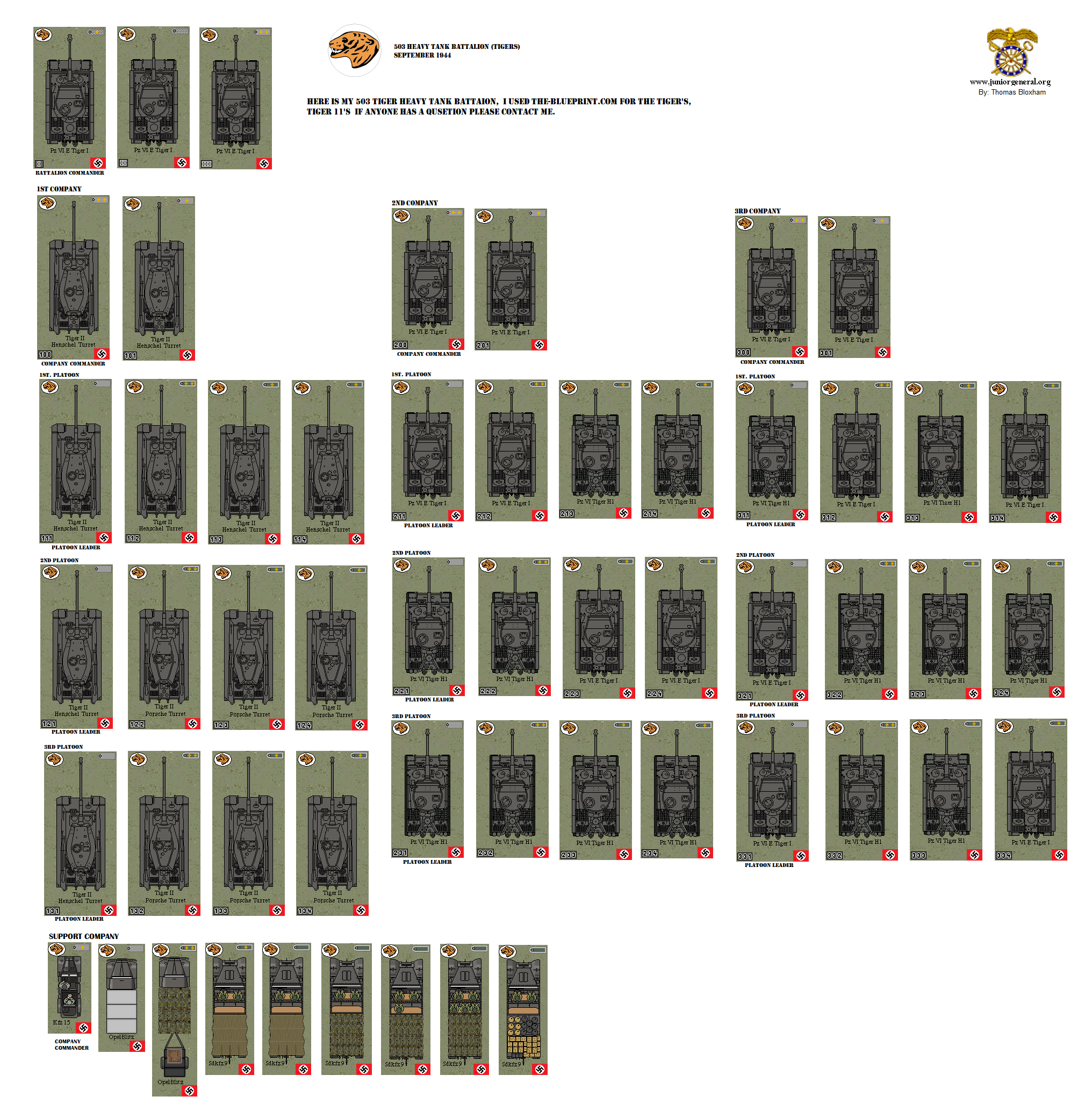 German 503rd heavy Tank Battalion