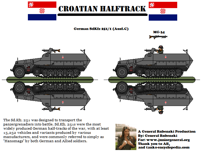 Croatian Half-Tracks