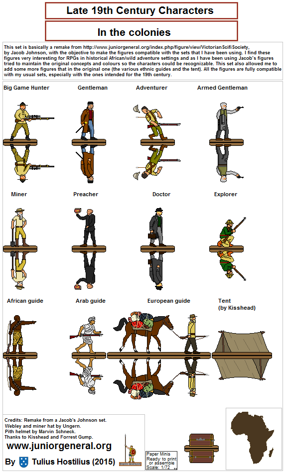 Victorian Era Colonists and Adventurers