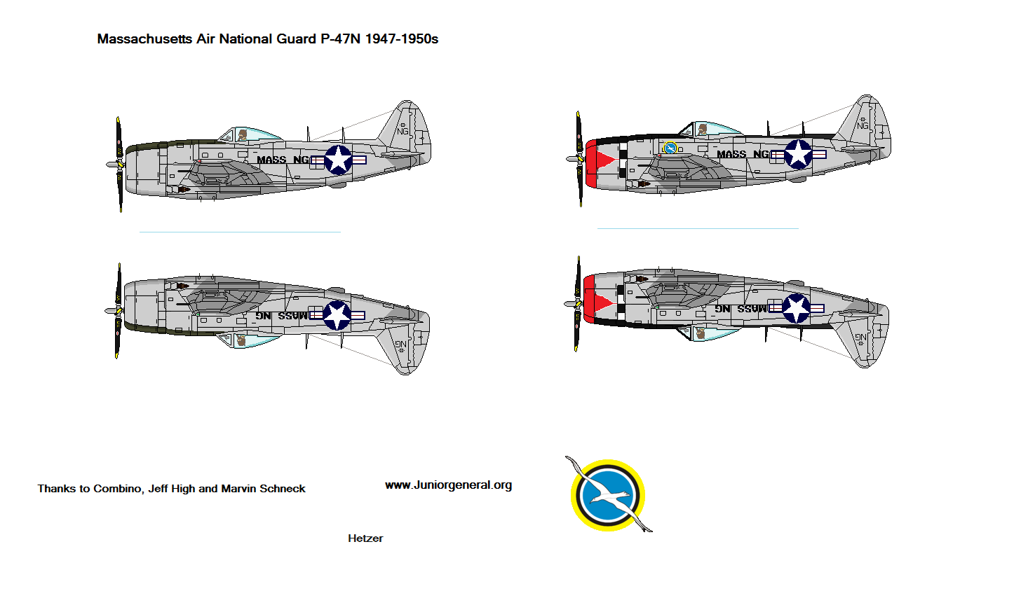 US Air National Guard P-47 Thunderbolt