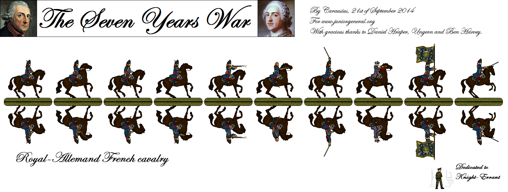 French Royal Allemand Cavalry