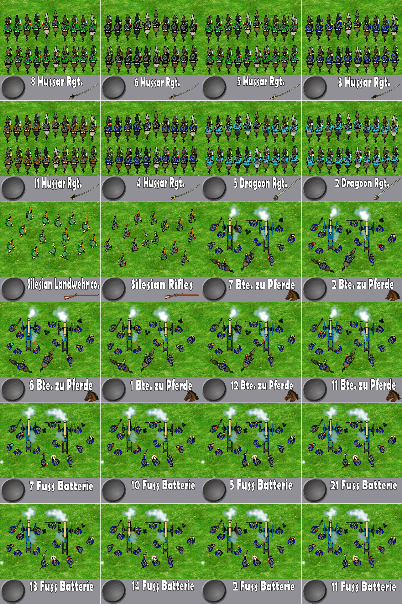 Prussian Cavalry & Artillery