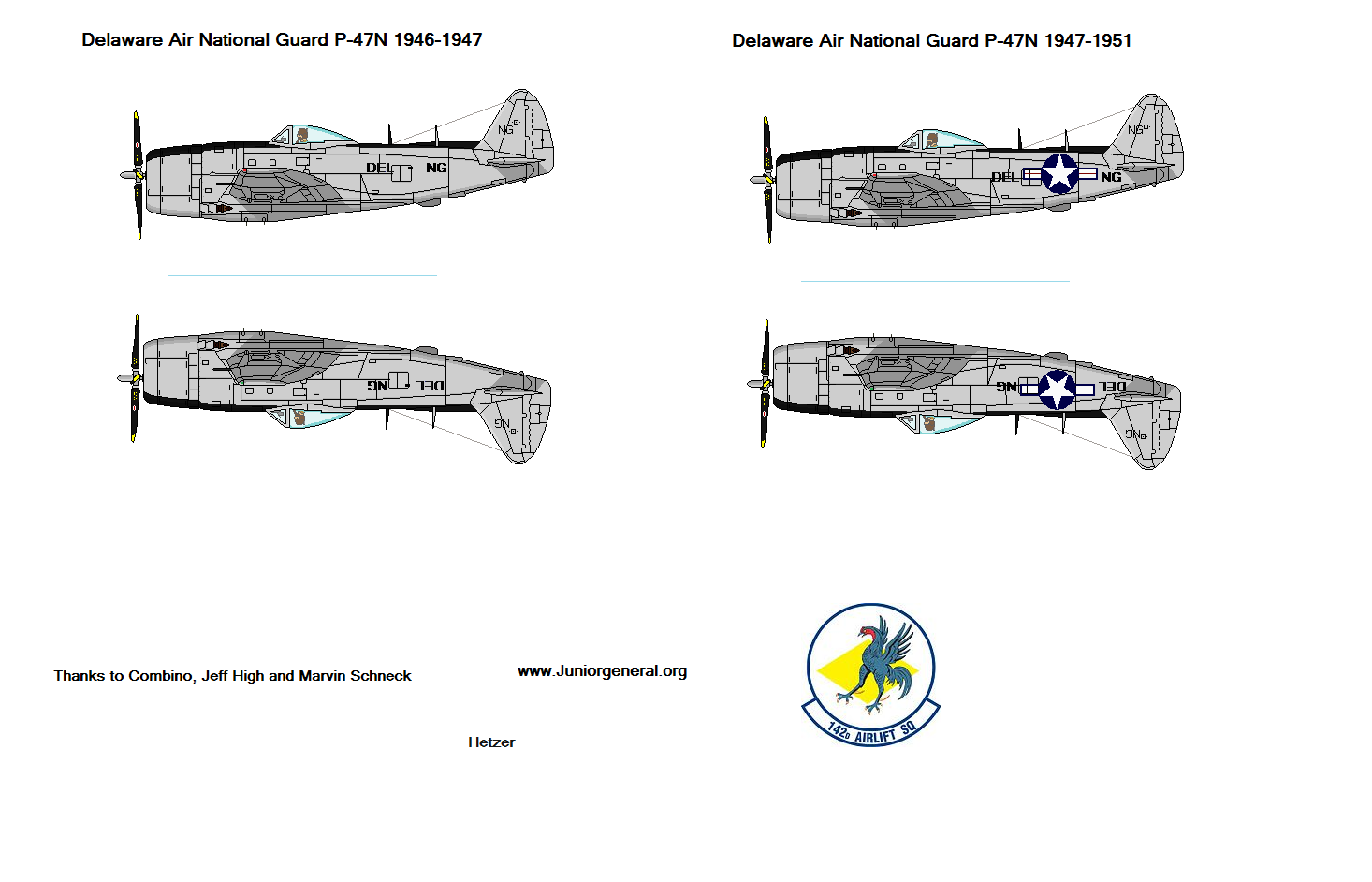 US Air National Guard P-47 Thunderbolt