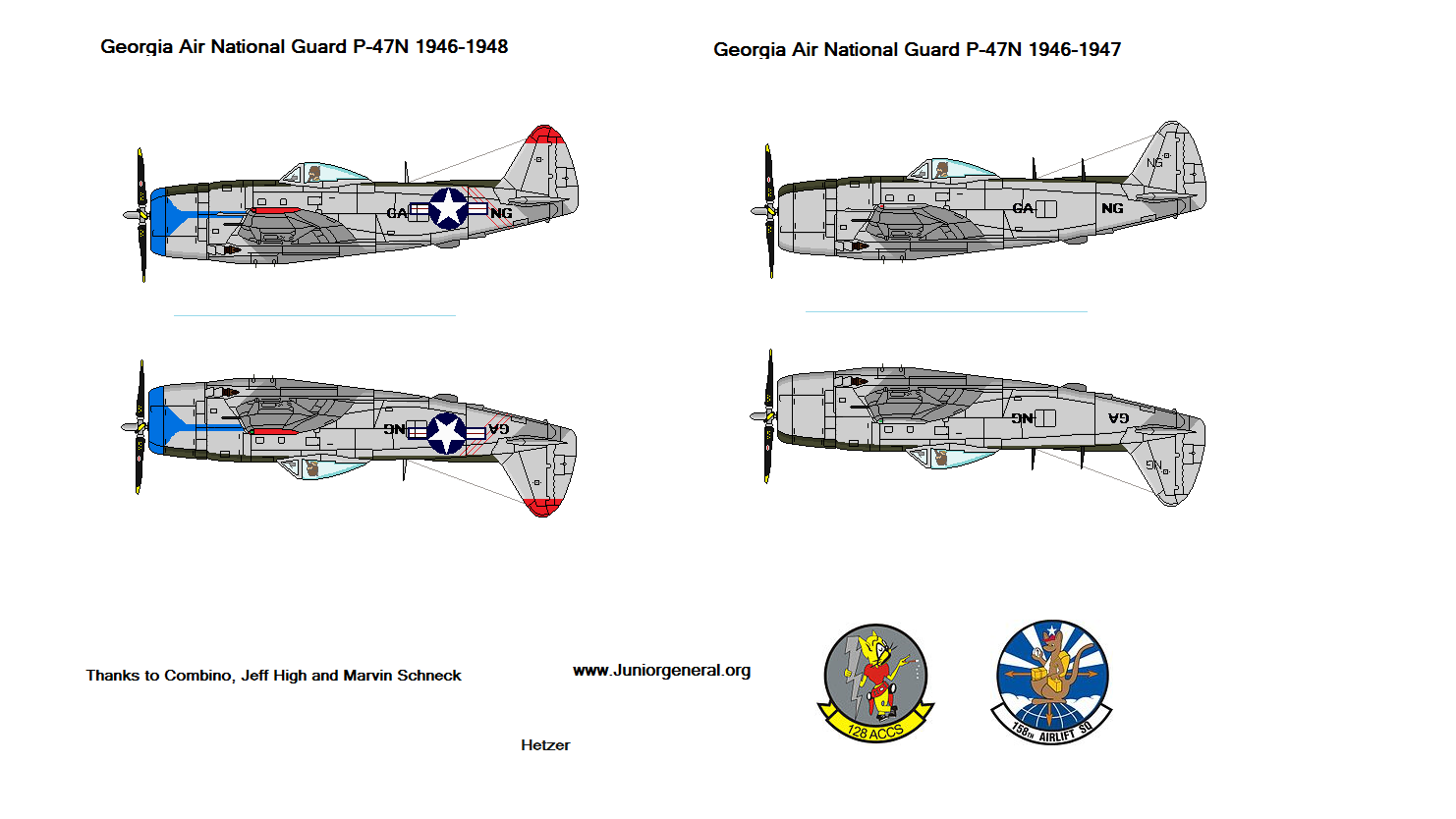 US Air National Guard P-47 Thunderbolt