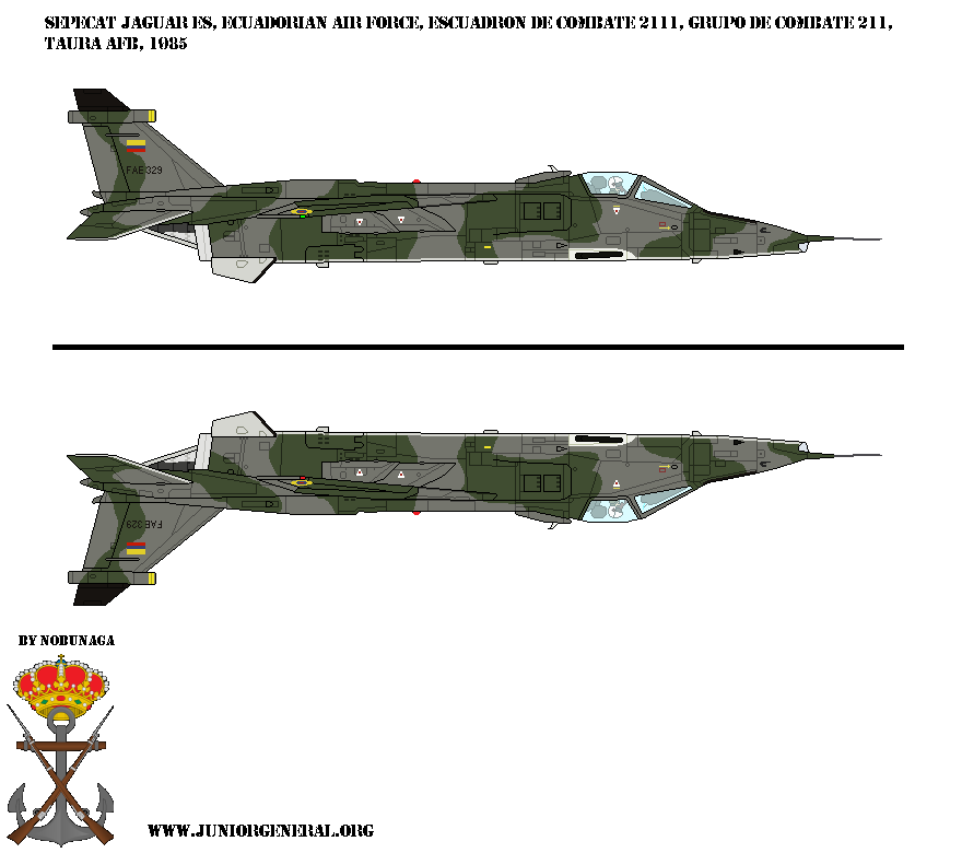 Ecuadorian Sepecat Jaguar ES Aircraft