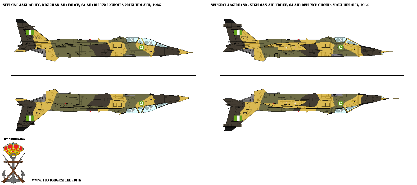 Nigerian SEPECAT Jaguar BN Aircraft