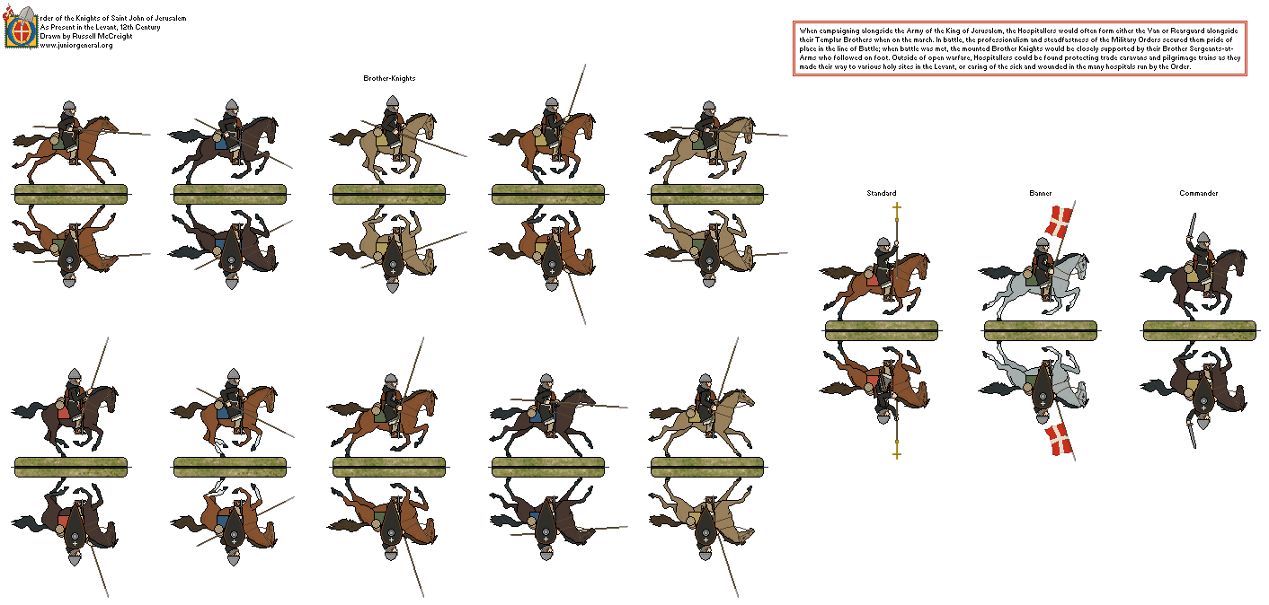 Knights Hospitaller Mounted
