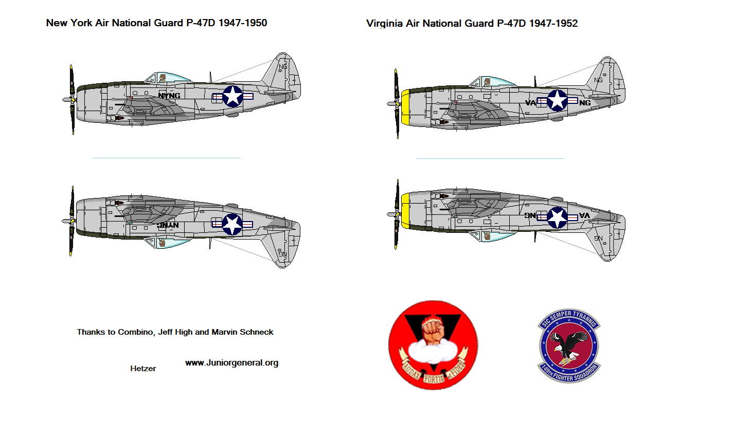 US Air National Guard P-47