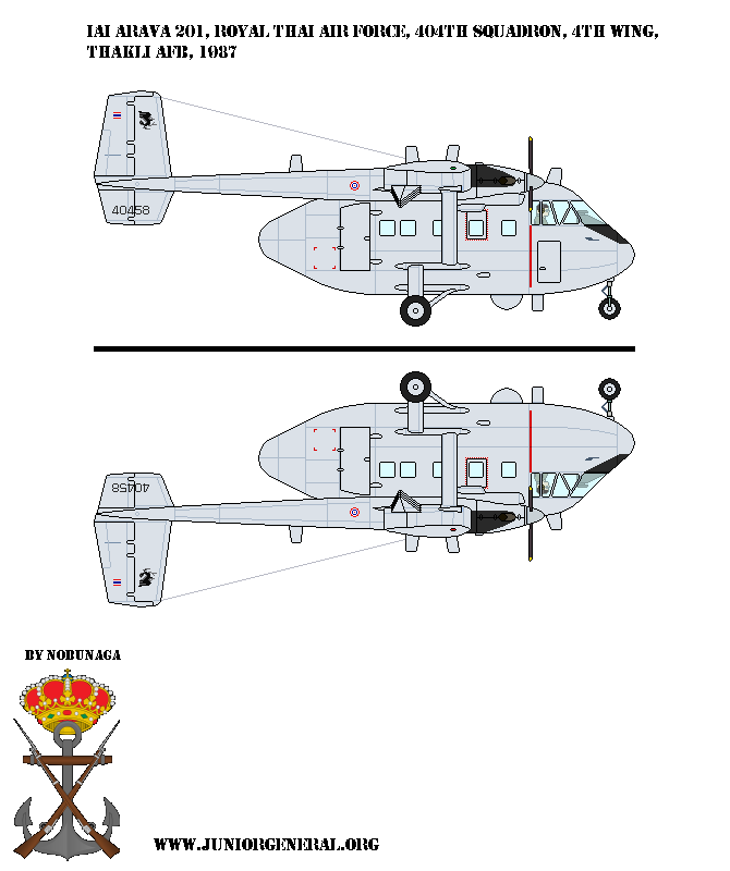 Thai IAI Arava 201 Aircraft