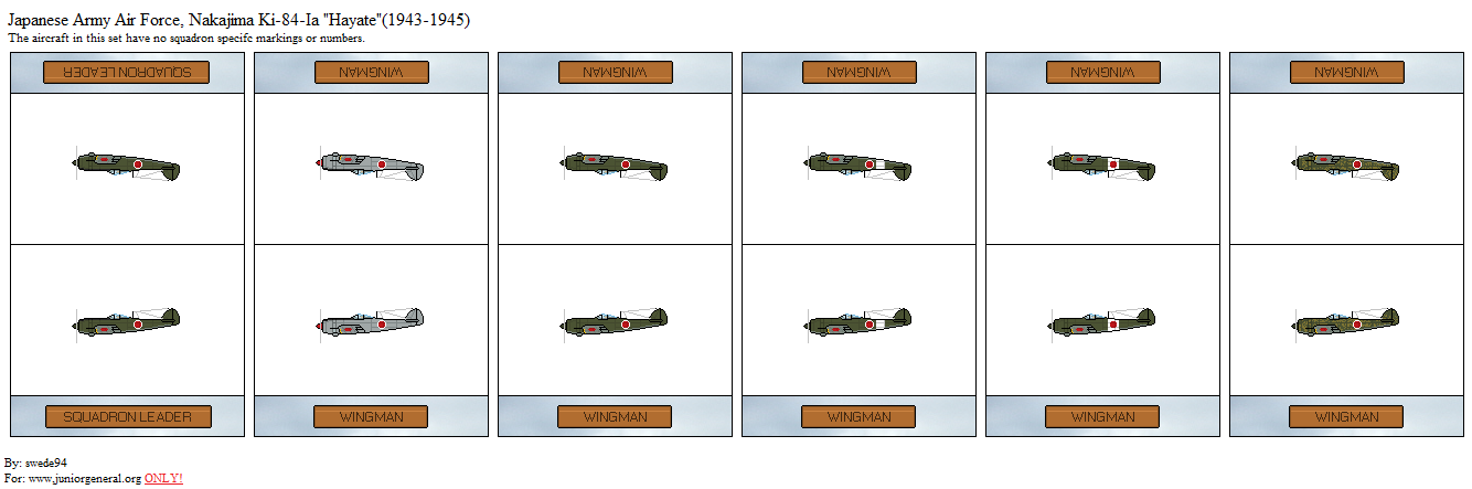 Japanese Nakajima Ki-84-Ia Aircraft