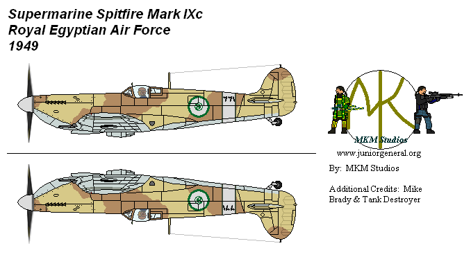 Egyptian Supermarine Spitfire Mark IXc