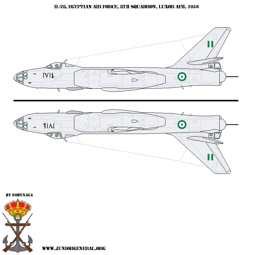 Egyptian Il-28 Aircraft