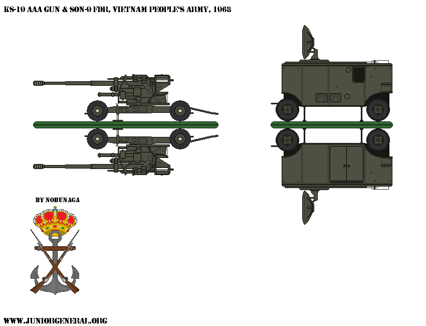 North Vietnam KS-19 AAA Gun