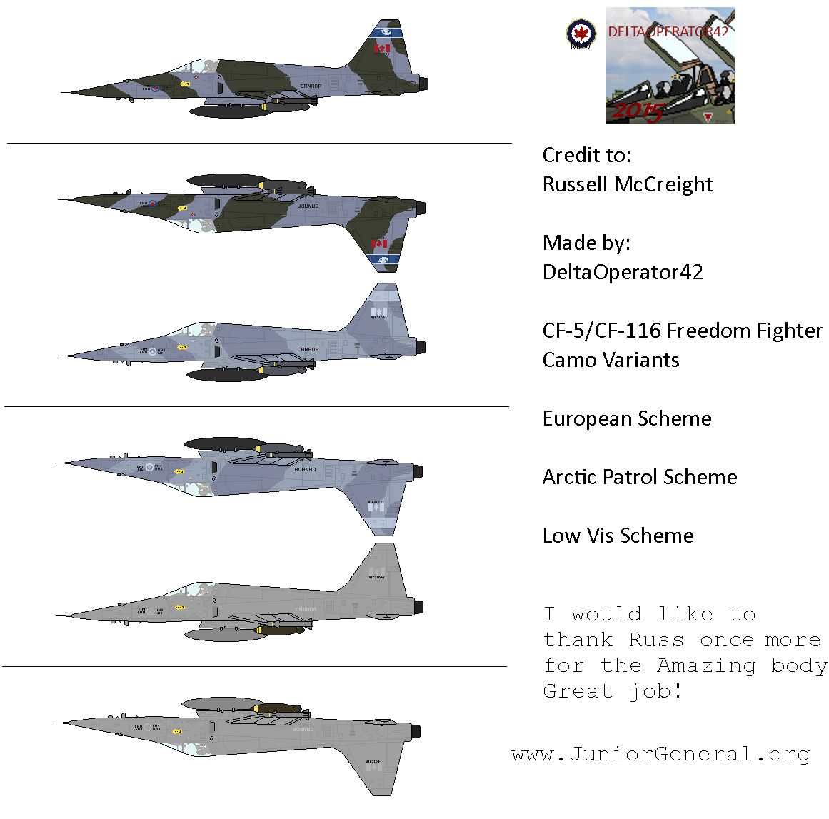 Canadian CF-5 Freedom Fighter