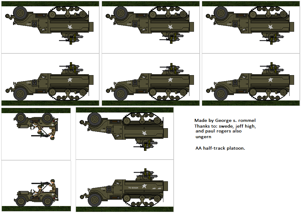 Anti-Aircraft Half-Track Platoon