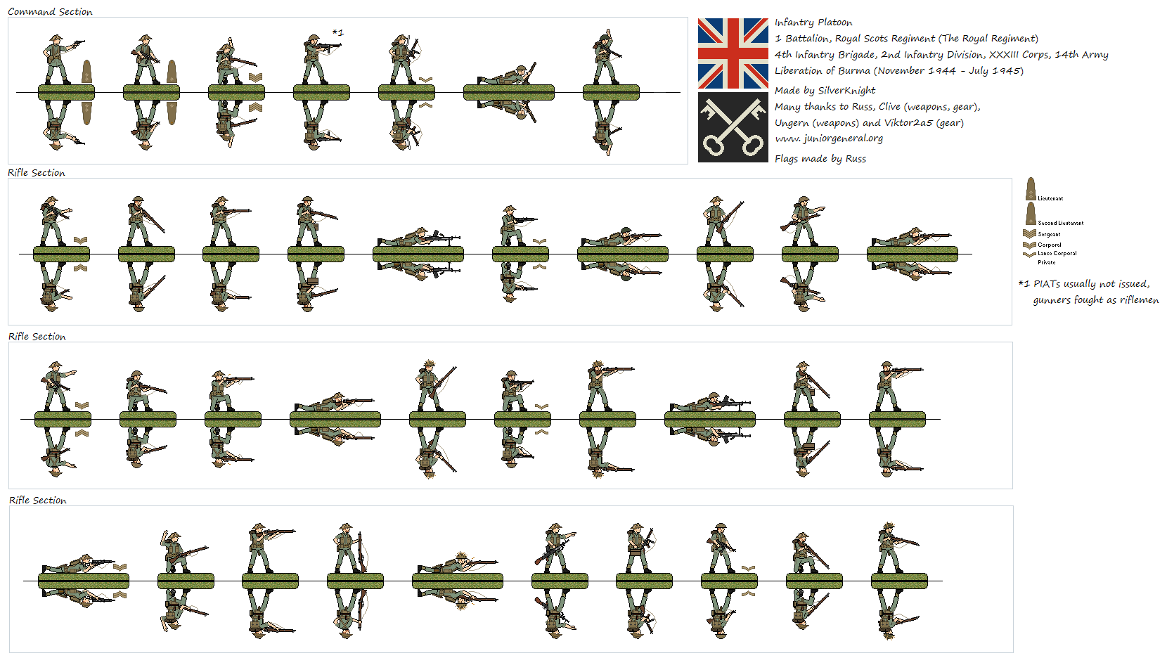 Infantry Royal Scots Regiment
