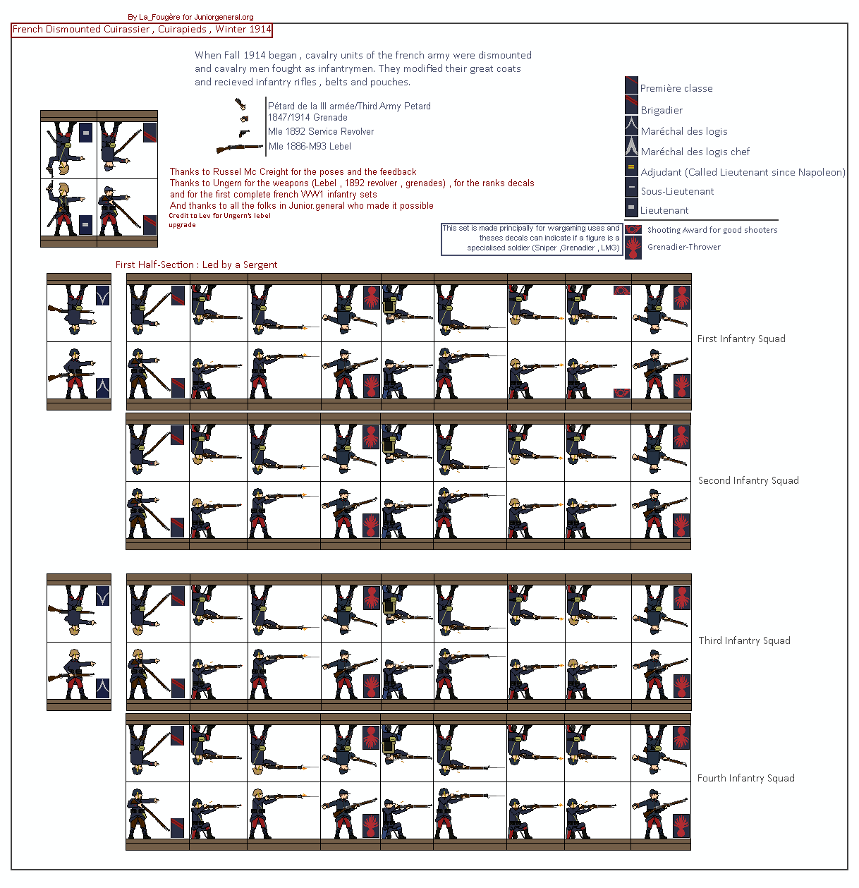 French Dismounted Cuirassier