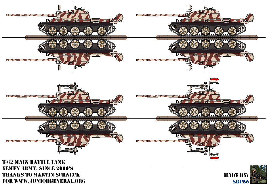 Yemen T-62 Tank