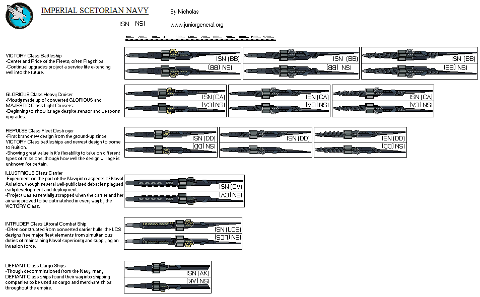 Imperial Scetorian Naval Vessels