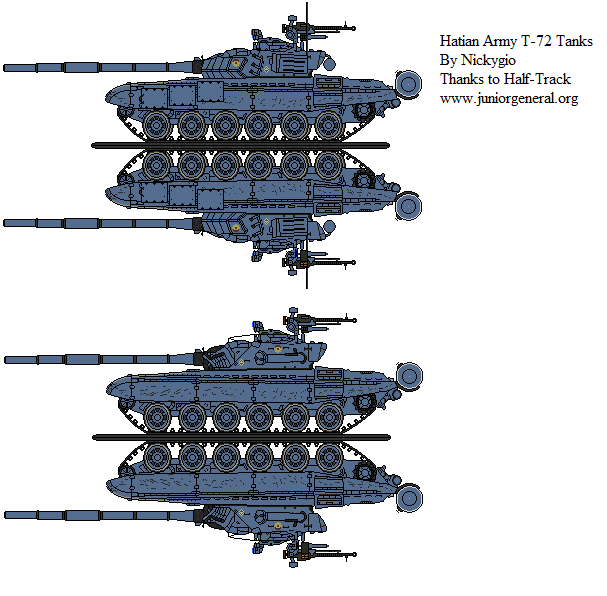 Haitian Army T-72MBT