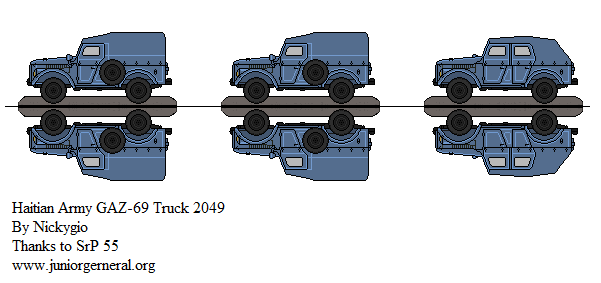 Haitian Army GAZ-69